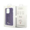 Guess GUHCP13XPSFDGSU iPhone 13 Pro Max 6.7 fioletowy/purple hardcase Sequin Script Metal