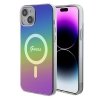Guess GUHMP15SHITSK iPhone 15 / 14 / 13 6.1 wielokolorowy/rainbow hardcase IML Iridescent MagSafe
