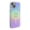 Guess GUHMP15SHITSU iPhone 15 / 14 / 13 6.1 fioletowy/purple hardcase IML Iridescent MagSafe