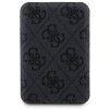 Zestaw Guess GUBPM5P15S4GEMGK iPhone 15 6.1 hardcase + Powerbank 5000mAh MagSafe czarny/black 4G Metal Logo