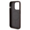 Zestaw Guess GUBPM5P15X4GEMGW iPhone15 Pro Max 6.7 hardcase + Powerbank 5000mAh MagSafe brązowy/brown 4G Metal Logo