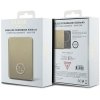 Guess Powerbank indukcyjny 15W GUPBM5AL4DMD 5000mAh złoty/gold MagSafe 4G Strassed Metal Logo