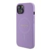 Guess GUHMP15SPSAHMCU iPhone 15 / 14 / 13 6.1 fioletowy/purple hardcase Saffiano MagSafe