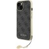 Guess GUHCP15SGF4GGR iPhone 15 / 14 / 13 6.1 szary/grey hardcase 4G Charms Collection