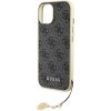 Guess GUHCP15SGF4GGR iPhone 15 / 14 / 13 6.1 szary/grey hardcase 4G Charms Collection