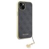 Guess GUHCP15MGF4GGR iPhone 15 Plus/ 14 Plus 6.7 szary/grey hardcase 4G Charms Collection
