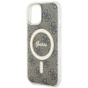 Guess GUHMP15SH4STW iPhone 15 / 14 / 136.1 brązowy/brown hardcase IML 4G MagSafe
