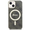 Guess GUHMP15MH4STW iPhone 15 Plus / 14 Plus 6.7 brązowy/brown hardcase IML 4G MagSafe