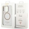 Guess GUHMP15XHTRMD iPhone 15 Pro Max6.7 złoty/gold hard case Metal Outline Magsafe