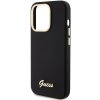 Guess GUHCP15XSMBSLK iPhone 15 Pro Max 6.7 czarny/black hardcase Silicone Script Metal Logo & Frame