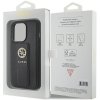 Guess GUHCP15XPGSSADK iPhone 15 Pro Max 6.7 czarny/black hardcase Grip Stand 4G Saffiano Strass