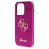 Guess GUHCP15LHG4SGU iPhone 15 Pro 6.1 fioletowy/purple hardcase Glitter Script Big 4G