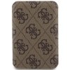 Guess Powerbank indukcyjny 15WGUPB5FP4EMGW 5000mAh brązowy/brown 4G Leather Metal Logo MagSafe