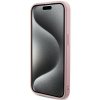 Guess GUHCP15XPSAIRSP iPhone 15 Pro Max 6.7 różowy/pink hardcase Saffiano Iridescent Script
