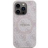 Guess GUHMP15LG4GFRP iPhone 15 Pro 6.1 różowy/pink hardcase 4G Collection Leather Metal Logo MagSafe