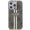 Guess GUHCP15XH4PSEGW iPhone 15 Pro Max 6.7 brązowy/brown hardcase IML 4G Gold Stripe