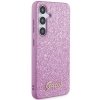 Guess GUHCS24SHGGSHU S24 S921 fioletowy/purple hardcase Glitter Script