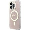Guess GUHMP15XH4STP iPhone 15 Pro Max 6.7 rózowy/pink hardcase IML 4G MagSafe
