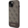 Guess GUHCP15SG4GLBR iPhone 15 / 14 / 13 6.1 brązowy/brown hardcase 4G Stripe Collection