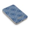 Guess Powerbank indukcyjny 15WGUPB5FP4EMGB 5000mAh niebieski/blue 4G Leather Metal Logo MagSafe