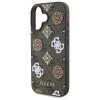 Guess GUHMP16SP4PWPW iPhone 16 6.1 brązowy/brown hardcase Peony On 4G Background MagSafe
