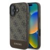 Guess GUHCP16MG4GLBR iPhone 16 Plus 6.7brązowy/brown hardcase 4G Bottom Stripe