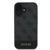 Guess GUHCP16MG4GLGR iPhone 16 Plus 6.7 szary/grey hardcase 4G Bottom Stripe