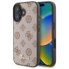 Guess GUHMP16SPGPYSW iPhone 16 6.1 brązowy/brown hardcase Peony Script MagSafe
