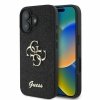 Guess GUHCP16SHG4SGK iPhone 16 6.1 czarny/black hardcase Fixed Glitter Big 4G