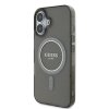 Guess GUHMP16SHFGEREK iPhone 16 6.1 czarny/black hardcase IML Glitter Circle MagSafe