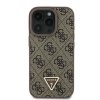 Guess GUHCP16LP4TDPW iPhone 16 Pro6.3 brązowy/brown hardcase Leather 4G Triangle Strass