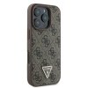 Guess GUHCP16LP4TDPW iPhone 16 Pro6.3 brązowy/brown hardcase Leather 4G Triangle Strass