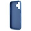 Guess GUHCP16SP4TDPB iPhone 16 6.1 niebieski/blue hardcase Leather 4G Triangle Strass