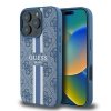 Guess GUHMP16LP4RPSB iPhone 16 Pro6.3 niebieski/blue hardcase 4G Printed Stripes MagSafe