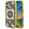 Guess GUHMP16SH4PYEEW iPhone 166.1 brązowy/brown hardcase IML Peony On 4G Background MagSafe