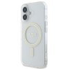 Guess GUHMP16SHFGERET iPhone 166.1 przeźroczysty/transparent hardcase IML Glitter Circle MagSafe