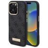 Guess GUHMP16LU4GPRK iPhone 16 Pro 6.3 czarny/black hardcase 4G Logo Plate MagSafe