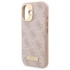 Guess GUHMP16SU4GPRP iPhone 16 6.1 różowy/pink hardcase 4G Logo Plate MagSafe