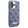 Guess GUHMP16SU4GPRB iPhone 16 6.1 niebieski/blue hardcase 4G Logo Plate MagSafe