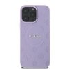 Guess GUHMP16LPSAPSMEU iPhone 16 Pro6.3 fioletowy/purple hardcase Saffiano Peony Classic Logo MagSafe