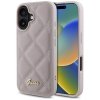 Guess GUHCP16SPSQSQSP iPhone 166.1 różówy/pink hardcase Quiled Metal Logo