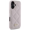 Guess GUHCP16SPSQSQSP iPhone 166.1 różówy/pink hardcase Quiled Metal Logo