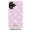 Guess GUHMP16MPGPYSP iPhone 16 Plus6.7 różowy/pink hardcase Peony Script Logo MagSafe