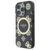 Guess GUHMP16LH4PYEEK iPhone 16 Pro 6.3 czarny/black hardcase IML Peony On 4G Background MagSafe