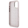 Guess GUHCP16MSMBSLP iPhone 16 Plus 6.7 różowy/pink hardcase Silicone Script Metal Logo & Frame