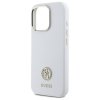 Guess GUHCP16XM4DGPH iPhone 16 Pro Max   6.9 biały/white hardcase Silicone Logo Strass 4G