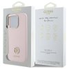 Guess GUHCP16LM4DGPP iPhone 16 Pro 6.3 jasnoróżowy/pink hardcase Silicone Logo Strass 4G