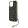Guess GUHCP16XGF4GBR iPhone 16 Pro Max   6.9 brązowy/brown hardcase 4G Charms Collection