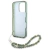 Guess GUHMP16XHCPOFPA iPhone 16 Pro Max  6.9 zielony/green hardcase IML Flowers Allover Electro With Pearl Strap MagSafe