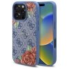 Guess GUHMP16LP4ROPEMCB iPhone 16 Pro    6.3 niebieski/blue hardcase 4G Flowers Print MagSafe